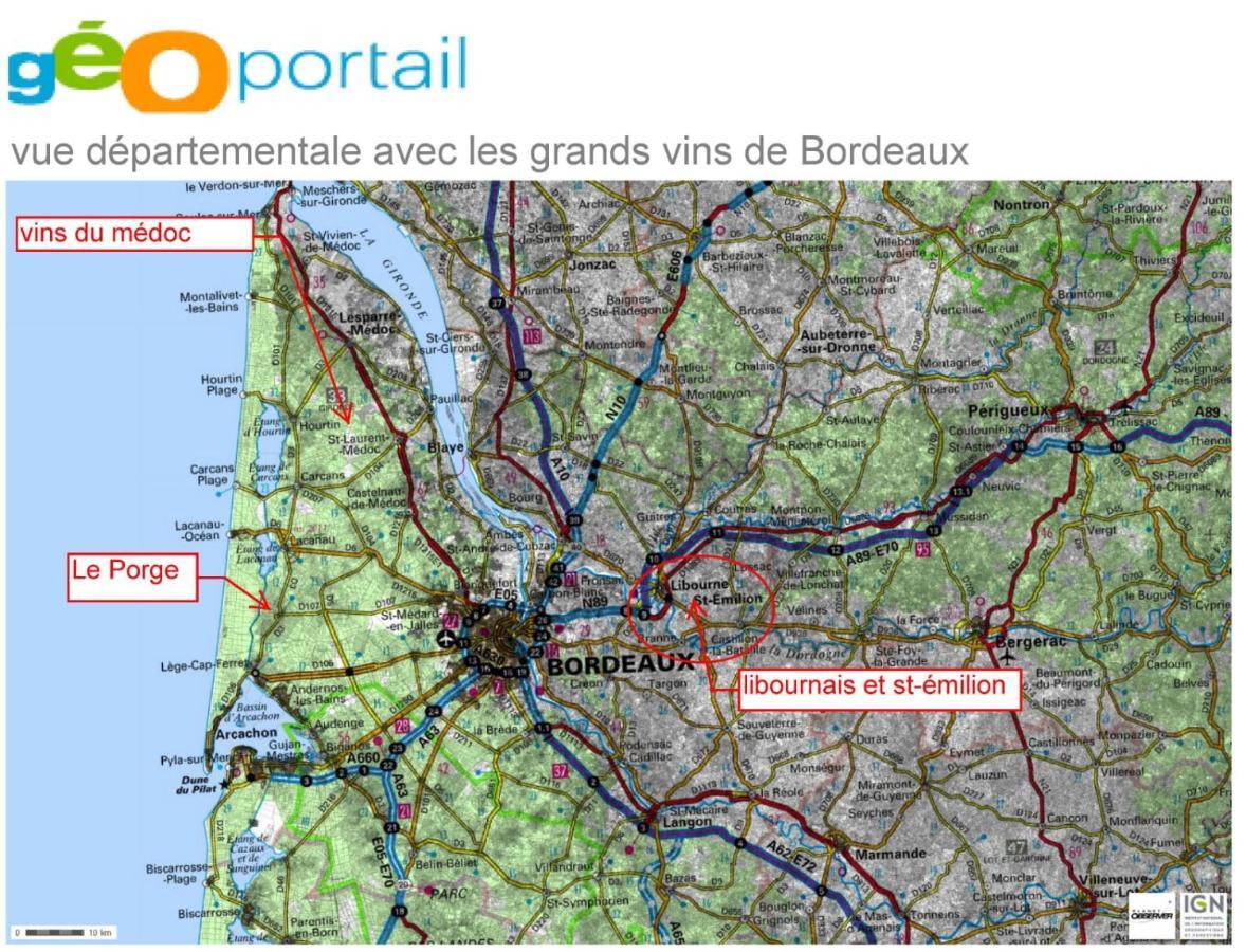 Studio En Plein Centre Ville A 8 Minutes De L'Ocean Le Porge Eksteriør bilde